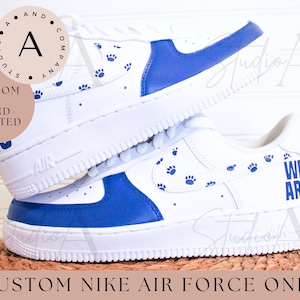 College Air Force 1 | Handpainted | Custom