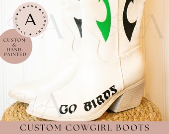 Custom Cowgirl Boots | Handpainted | Custom