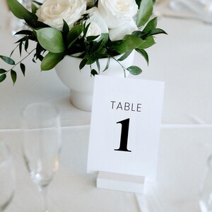 Table Numbers Downloadable for Print - Etsy