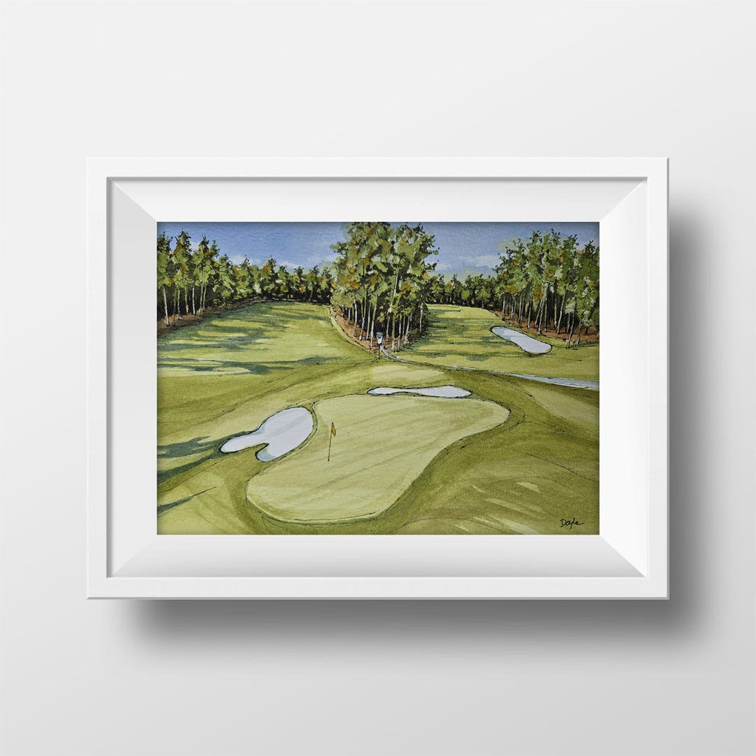 ゴルフの絵画