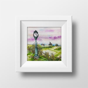 Bandon Dunes Golf Watercolor Prints - Golf Art - Watercolor Wall Art - Golf Painting