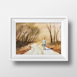 Aquarell Kunstdruck - Aquarell Fine Art - Aquarell - Aquarell - Aquarell Kunstwerk - Fine Art Print - Landschaft Aquarell
