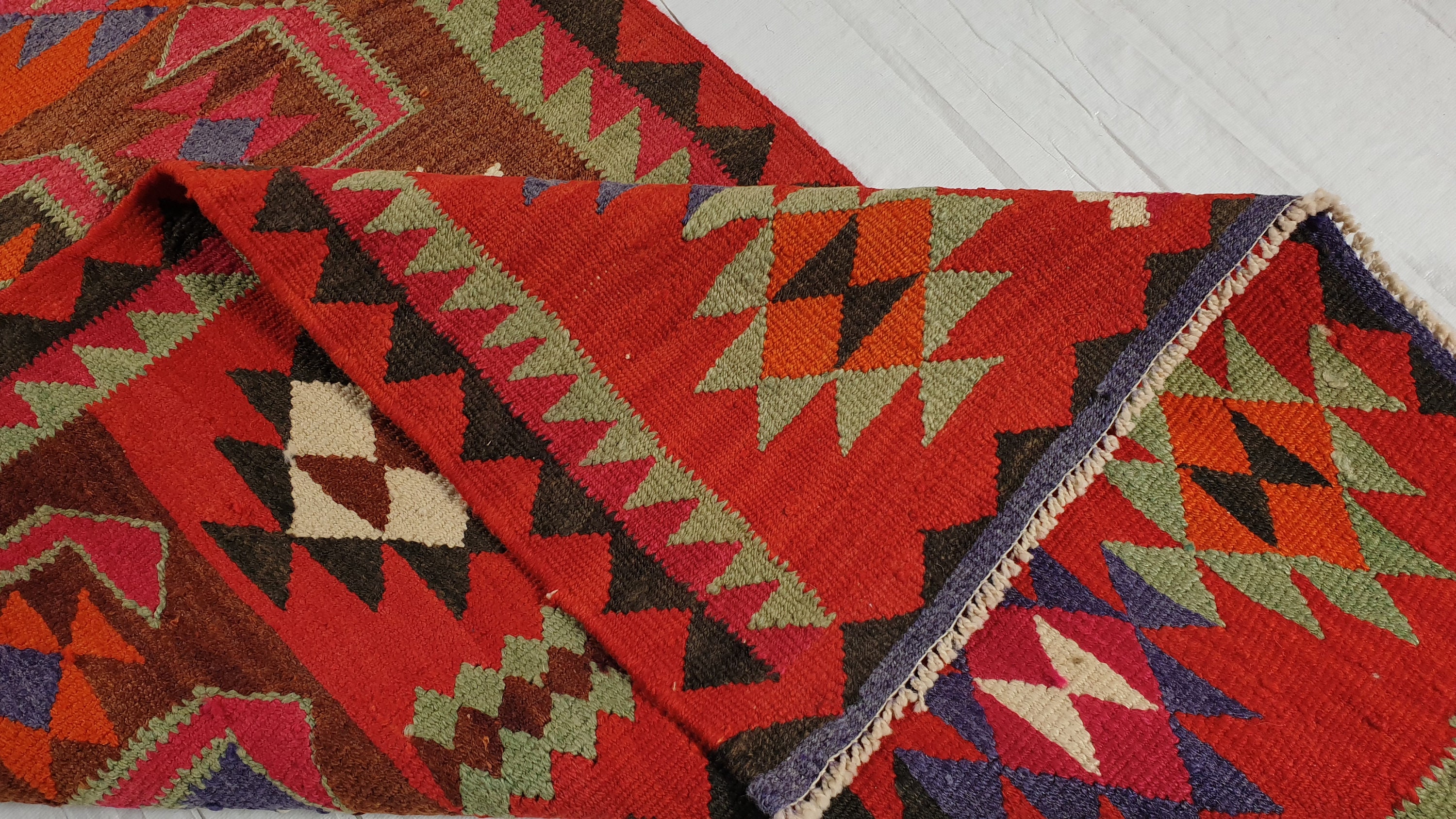 Vintage Runner 3'3 X 10'5 ft. corredor Etsy España