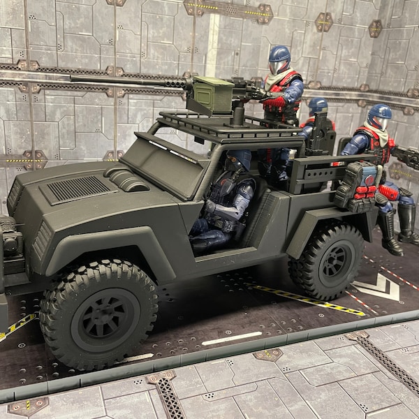 GI Joe Cobra Stinger "Mule" Gun Truck - STL Digital Download