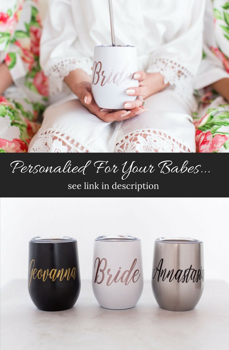 Gift for Bridesmaid Wedding Day Robe Monogrammed Robe Etsy