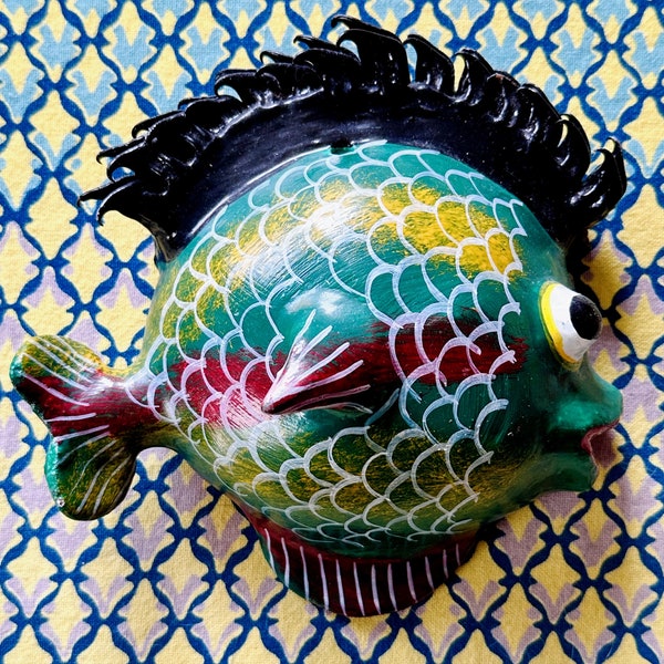 CUTE Vintage Mexican COCONUT SHELL Masks • Your Choice!