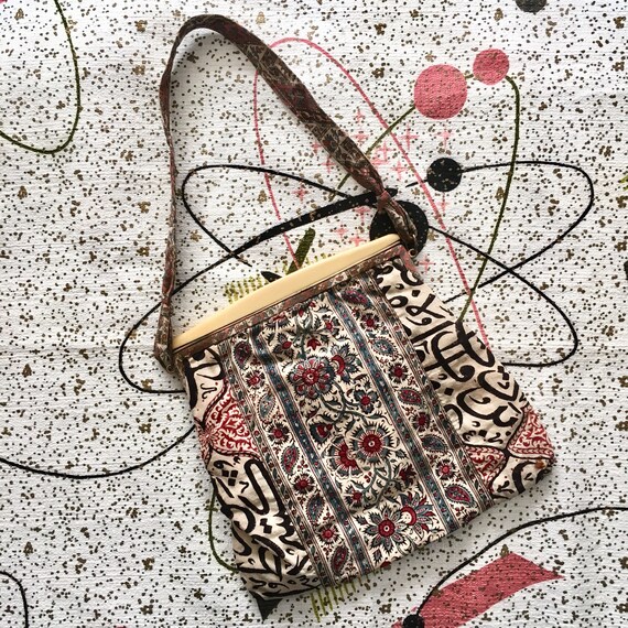 ARTISTIC ~ 30s Rare & Enchanting KALAMKARI Purse … - image 3