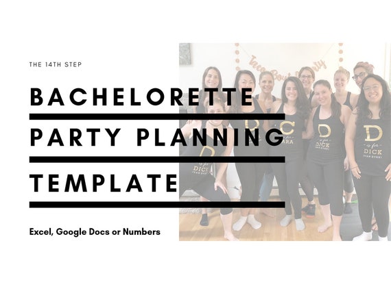 Bachelorette Party Planning Template Bachelorette Packing Etsy Bachelorette Party Planning Template Bachelorette Packing Etsy