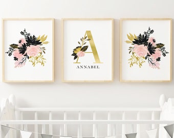 Gold Nursery Print - Etsy