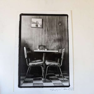 Vintage Restaurant Café Diner Historical Photo - Print
