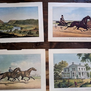 Choice of 1960s The Travelers Calendar Print - Great for framed wall art