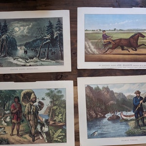 Choice of 1960s The Travelers Calendar Print - Great for framed wall art