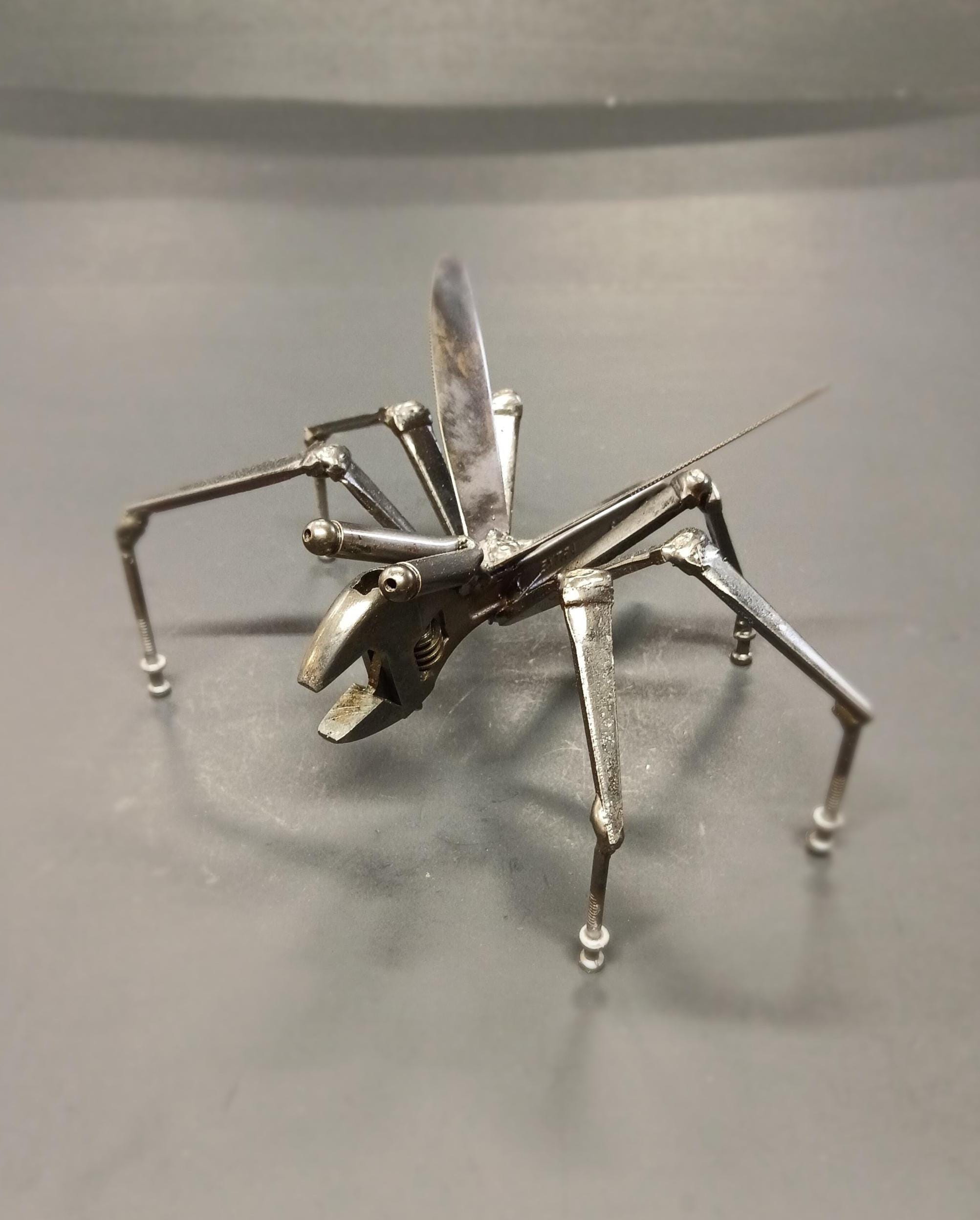 Handmade Industrial Steampunk Insect Sculpture, Unique Collectable ...