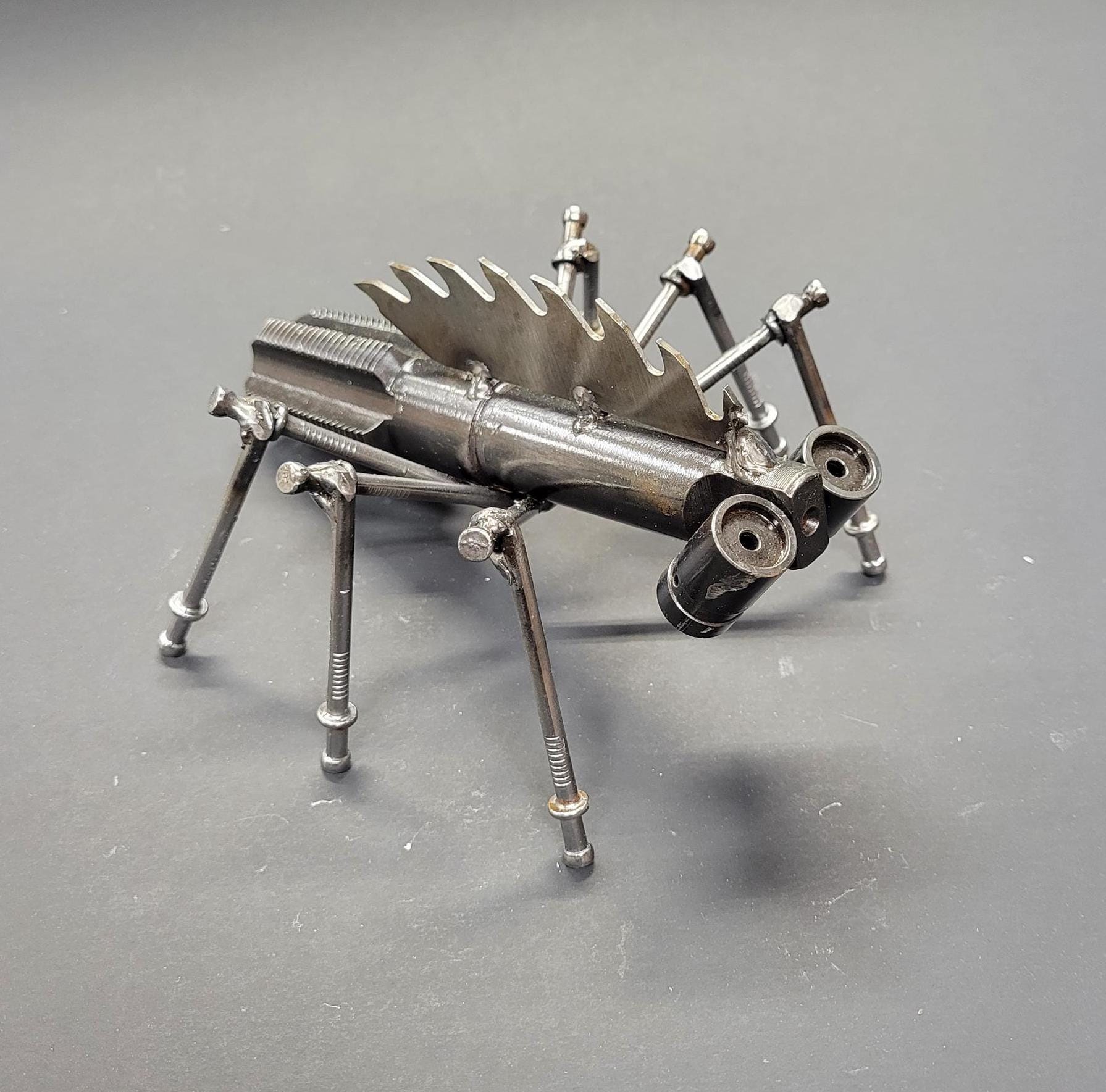 Handmade Industrial Steampunk Insect Sculpture, Unique Collectable ...