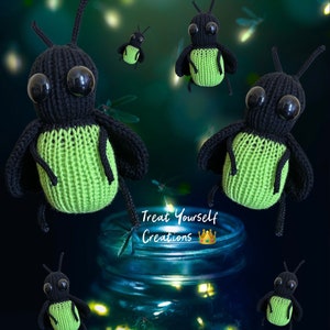 Patrón de máquina de tejer Firefly/Lightning Bug PDF (abril de 2024- PATRÓN ACTUALIZADO)