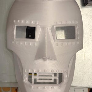 3D Printed Comic Accurate Doctor Doom Raw Mask