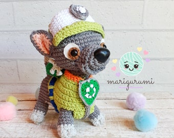 Mini Rocky amigurumi pattern