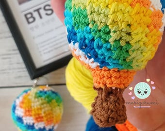 Hot air balloon amigurumi