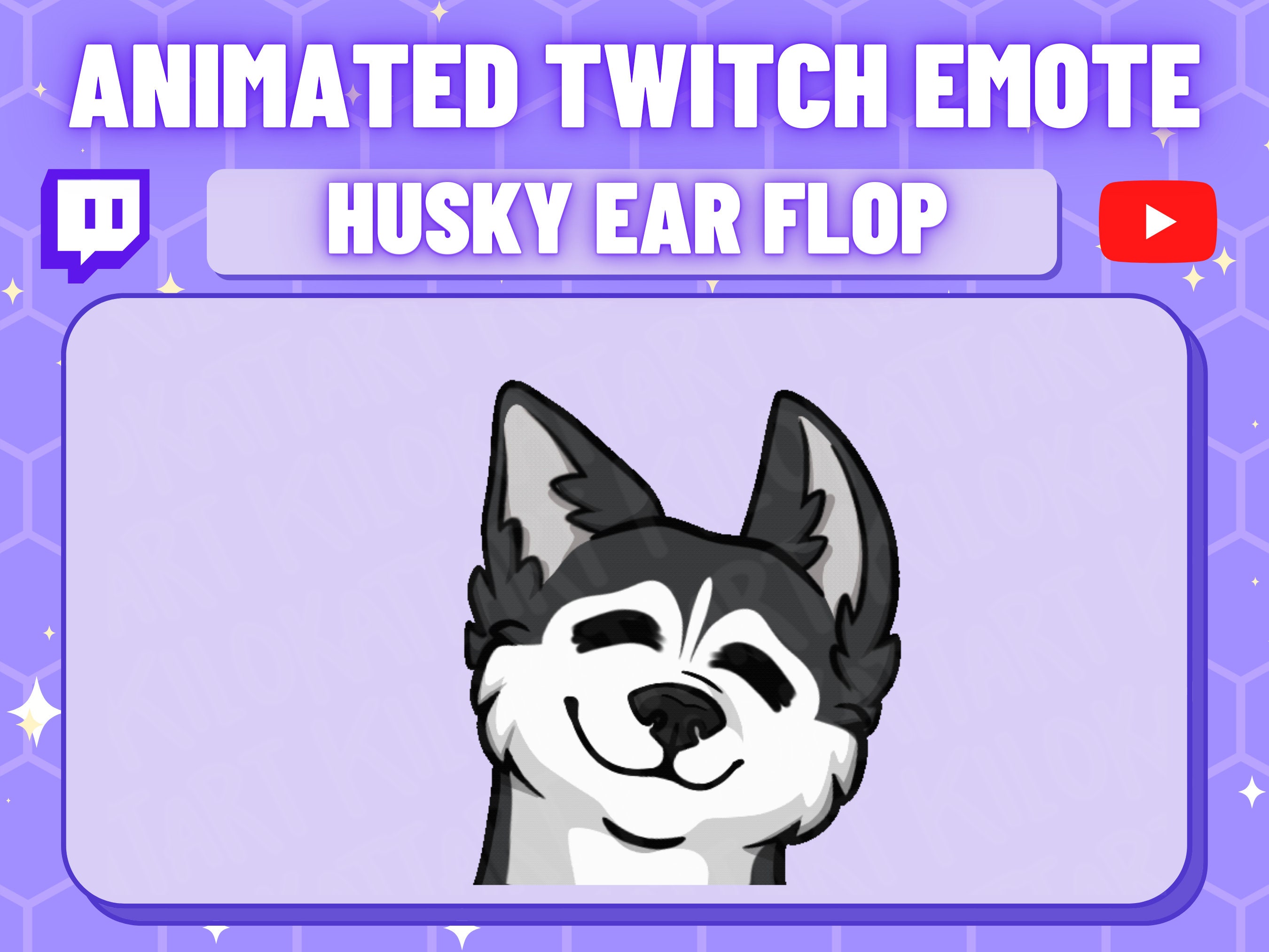 5x OKAMI Emotes for Twitch and Discord | Kawaii Wolf emoji | Cute Chibi Fox  or Dog for Streamers