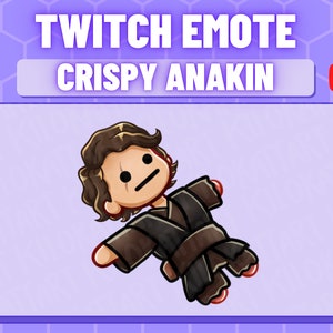 Krokante Anakin Lay Emote - Star Wars - Gaming - Twitch - YouTube - Discord - Schattig - Kawaii - Klaar voor gebruik - Chibi - Streaming - Facebook