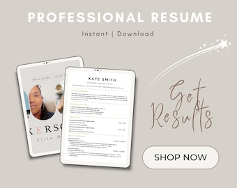 ATS Resume Template: Simple, Clean, Professional (Canva)