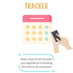 A job tracker digital file that you can download and edit to keep track of all the jobs you applied to including the status.