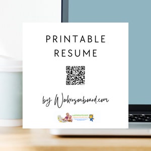 Printable resume template