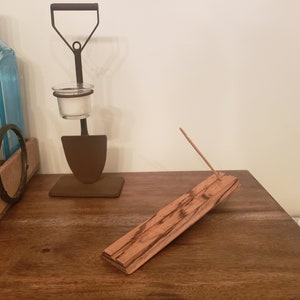 Handmade  Zebra Wood Incense Burner