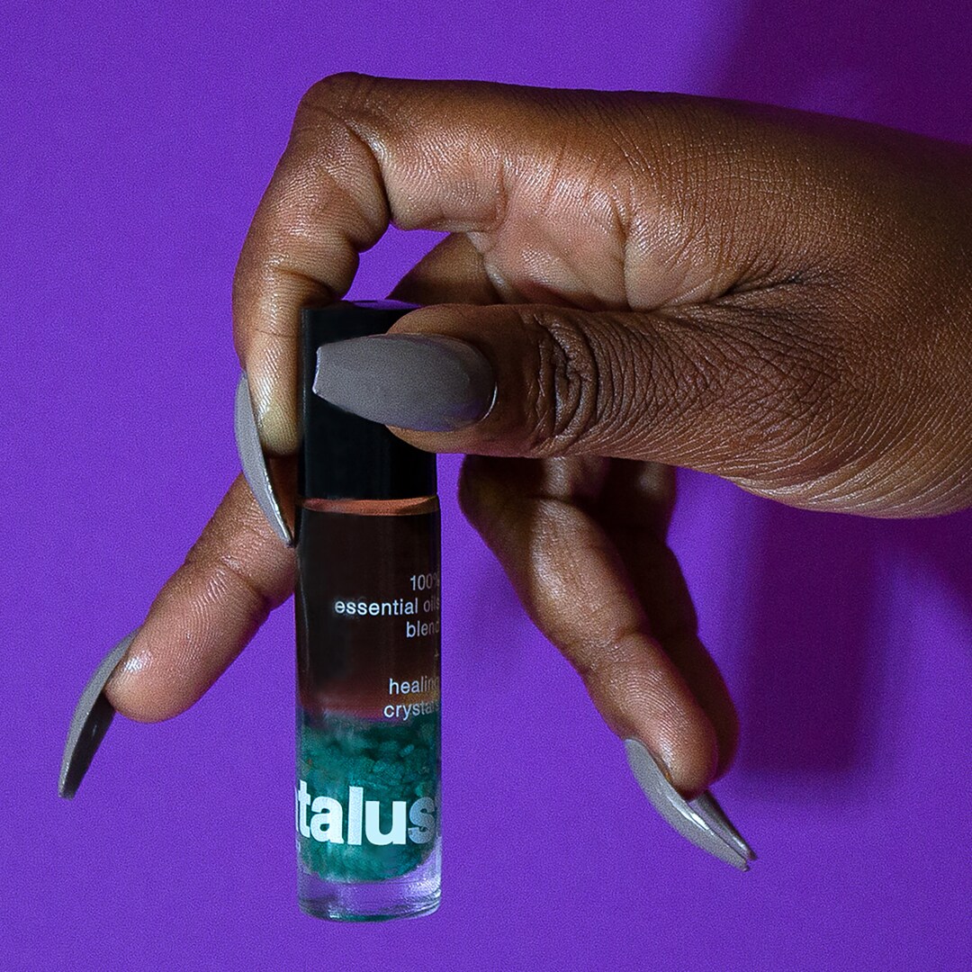 The Gemini a Twins Roller Amazonite Crystal Infused Etsy