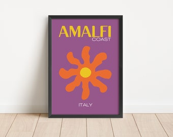 Amalfi Coast Travel Poster: Y2K Summer Print (Digital Download)