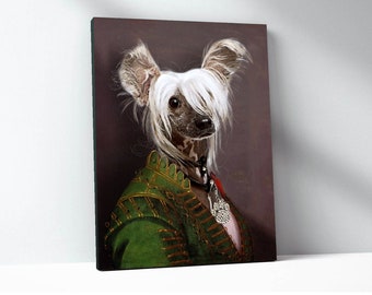 Retrato personalizado de mascota al estilo renacentista: Arte real único para mascotas, regalo conmemorativo