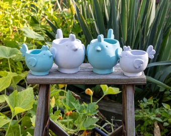 Farmhouse Chicken Planter – 3D Printed Flower Pot for Garden & Home Decor