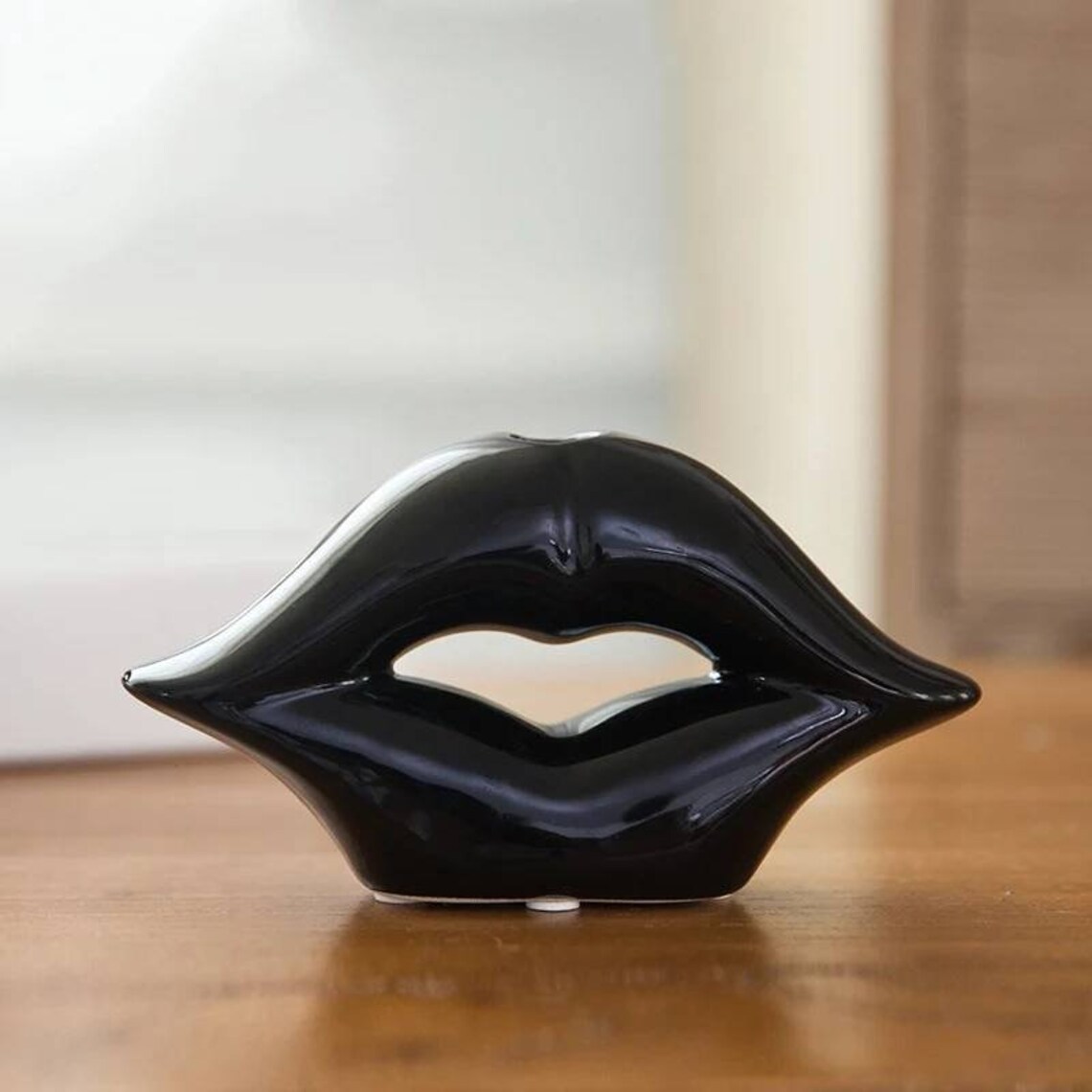 Nordic Ceramic Lips Vase Creative Sexy Lips Home Decoration Etsy