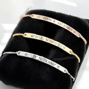 Personalized Gold Bar Bracelet | Engraved Bracelet | Initial Nameplate | custom bracelets | Name Bracelet | Personalized Gift | Gift for her