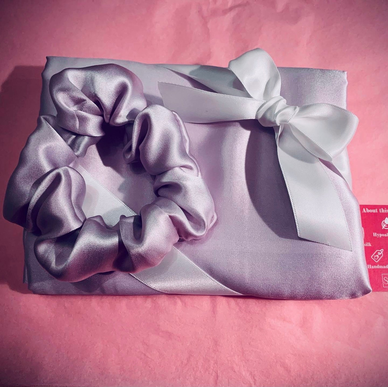 Pure Silk Pillowcase Gift Set The Beauty Couple by Silkissed Etsy