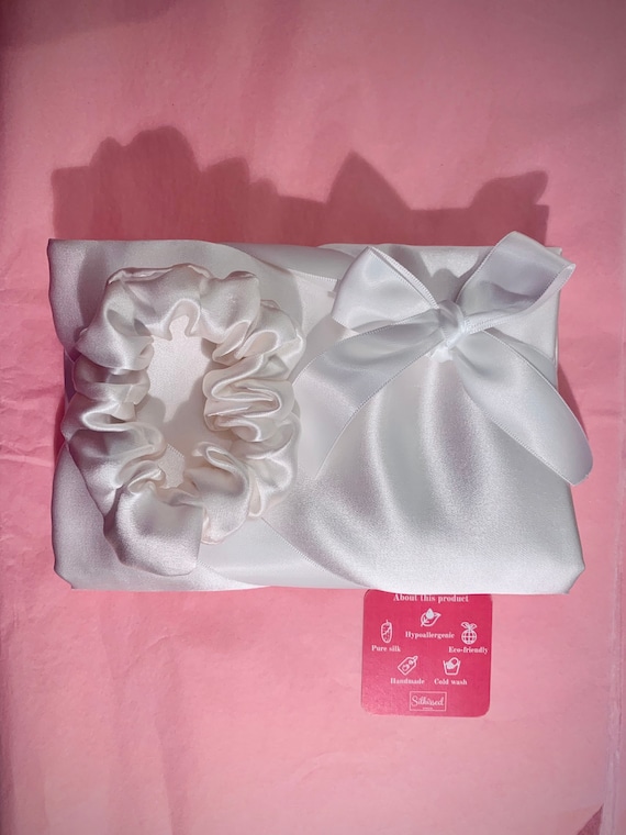 Silk Pillowcase Gift Set the Beauty Couple by Silkissed Etsy UK