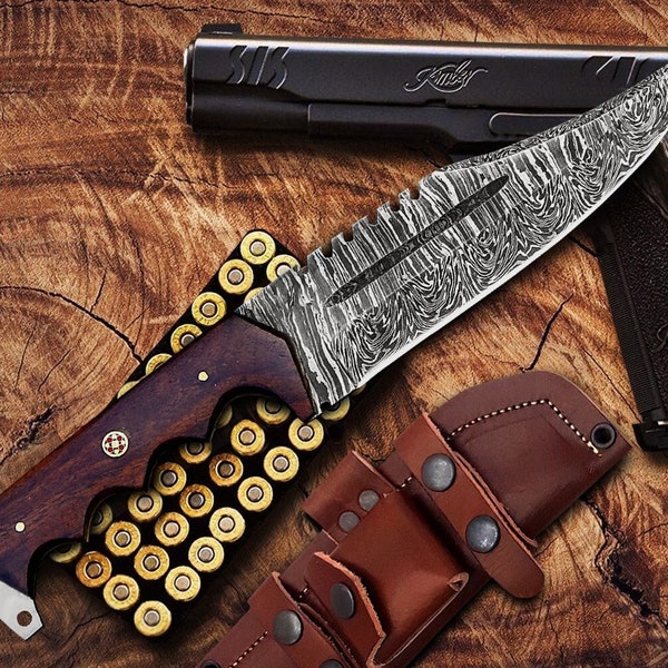 Damascus knife Hand forged knife Personalized Gifts For Men best gifts for him Groomsmen gift Anniversary Wedding Personalized gifts