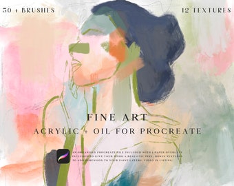 Fine Art Oils + Acrylics and Speciality Brush Set