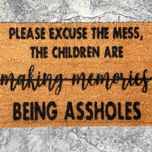 Please Excuse the Mess- Doormat