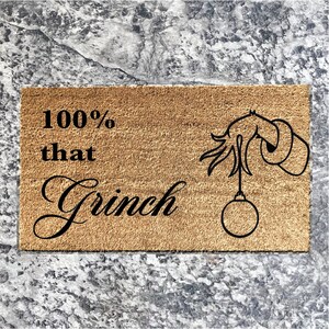 100% that Grinch- Doormat