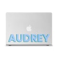 Custom MacBook case Name MacBook Air 13 M2 Pro 13 MacBook Pro 14 16 M1 15 Aesthetic Personalized Transparent Trendy Minimalist MacBook case product logo