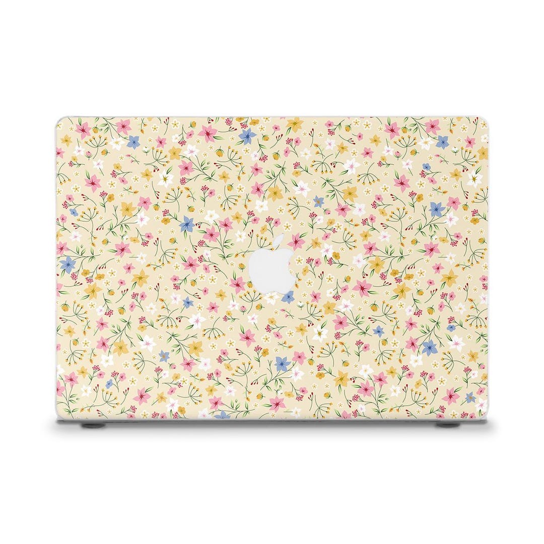 Cute MacBook Case Floral MacBook Air 13 15 M2 M3 M4 MacBook Pro 13 14 ...