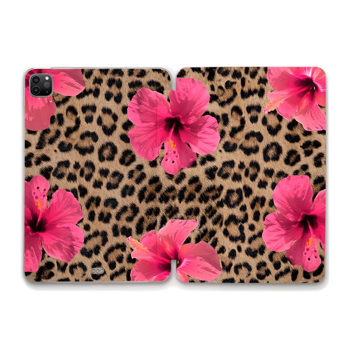 ヒョウ柄iPadケース おしゃれなiPad a16 11th 10th iPad Air 11 13 Pro 
