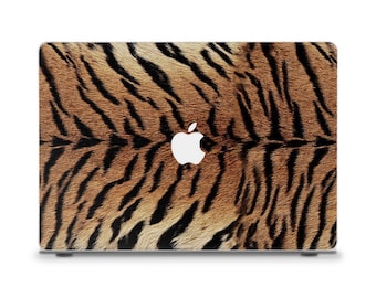 Tiger MacBook case Aesthetic MacBook Air 13 15 M2 M3 M4 MacBook Pro 13 14 16 inch Trendy animal print Tiger pattern Fashion MacBook case