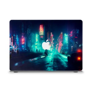Japan MacBook case Trendy MacBook Air 13 M2 Pro 13 MacBook Pro 14 16 M1 Pro 15&quot; Aesthetic modern digital art Cyberpunk city MacBook case