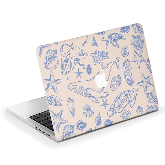 オーシャン MacBook ケース 美的 MacBook Air 13 15 インチ M4 M2 M3 