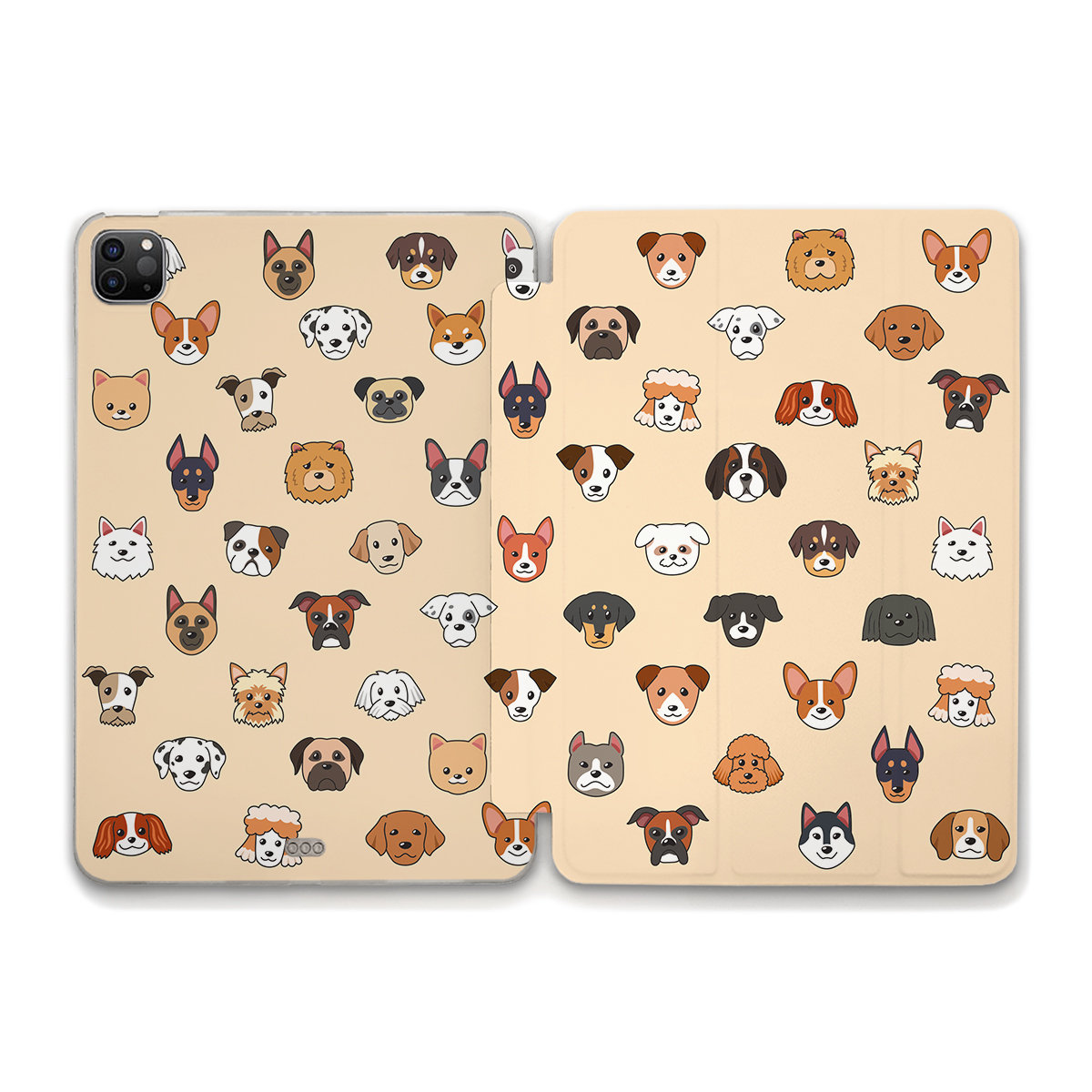 Cute iPad Case With Dogs iPad 10.2 10.9 Inch iPad Air 5 4