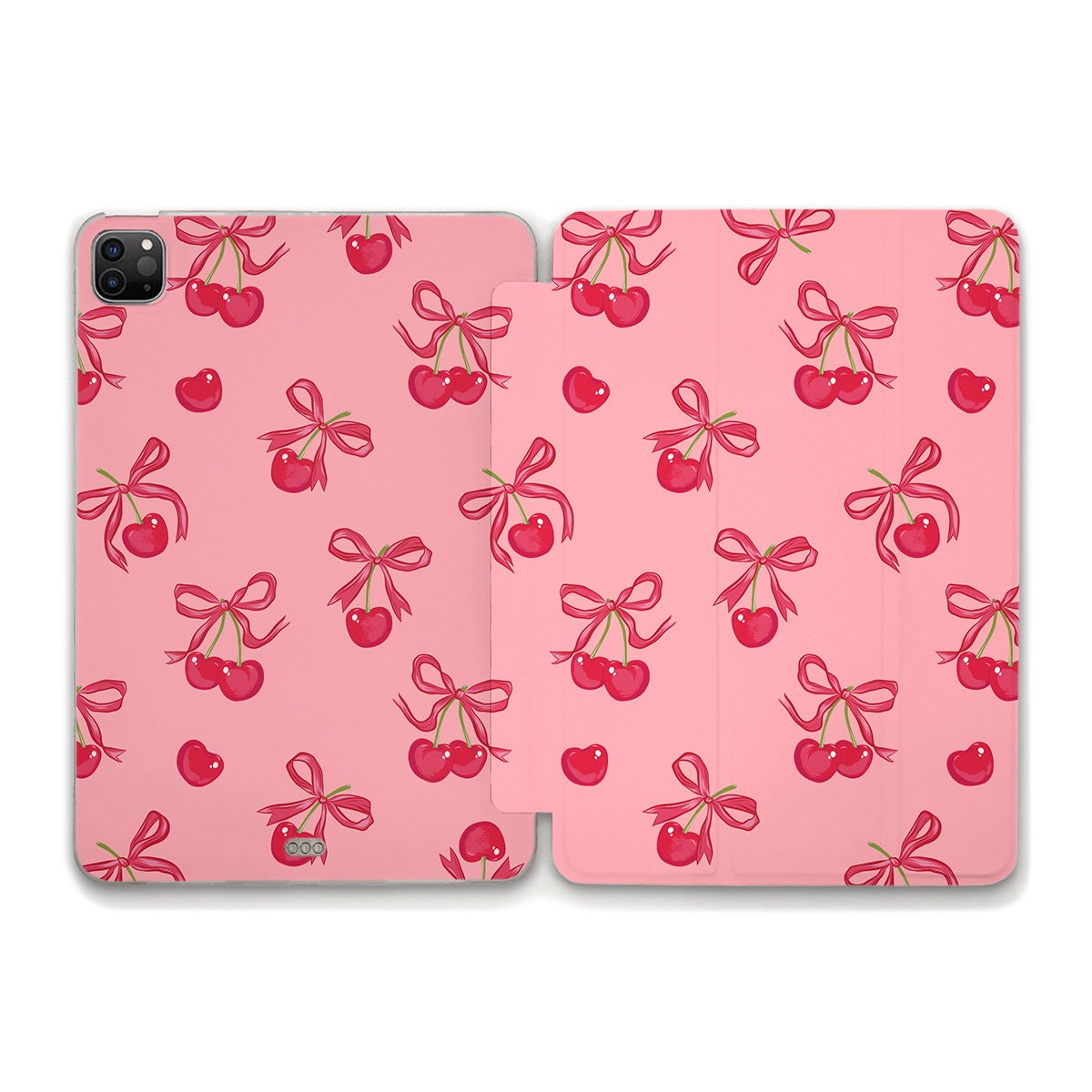 Cherry iPad Case Bows iPad 10th 9th iPad Air 5 4 Pro 12.9 11