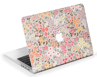 花柄MacBookケース かわいいMacBook Air 13 M2 Pro 13 Pro 14 Pro 16