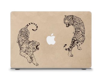 Tiger MacBook case Aesthetic MacBook Air 13 15 inch M2 M3 MacBook Pro 13 14 16 for men Wild cats Tigers animals Neutral trendy MacBook case